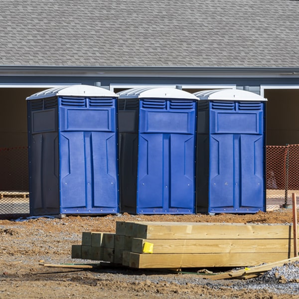 are there any restrictions on where i can place the portable toilets during my rental period in Bruceville-Eddy Texas